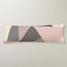 Pink and Gray Mid-century Modern Geometric
