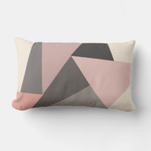 Pink and Gray Mid-century Modern Geometric