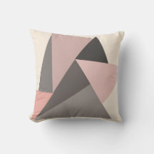 Pink and Gray Mid-century Modern Geometric