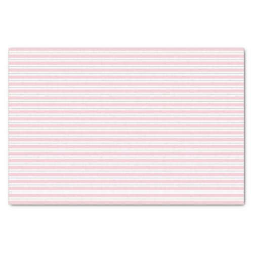 Pink and Gray Pinstripe Tissue Paper