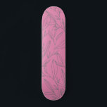 Pink and Green Botanical Skateboard<br><div class="desc">The perfect pop of pink and botanical on this playful skateboard.</div>