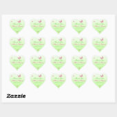 Pink and Green Butterflies Sticker (Sheet)