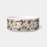 Pink and Green Camouflage, Military, Army Bowl<br><div class="desc">Elegant,  stylish and sophisticated camouflage pattern in pink and green color. Modern and trendy gift,  perfect for the military lover in your life.</div>