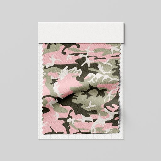 Pink and Green Camouflage, Military, Army Fabric