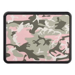 Pink and Green Camouflage, Military, Army Hitch Cover