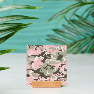 Pink and Green Camouflage, Military, Army Holder