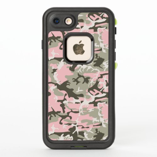 Pink and Green Camouflage Pattern Military Army