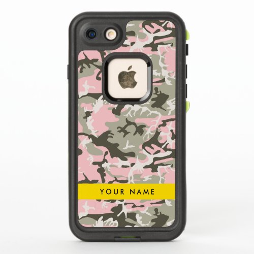 Pink and Green Camouflage Your name Personalize
