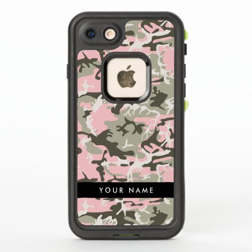 Pink and Green Camouflage Your name Personalize