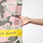 Pink and Green Camouflage Your name Personalize Scarf<br><div class="desc">Elegant,  stylish and sophisticated camouflage pattern in pink and green color. Modern and trendy gift,  perfect for the military lover in your life. Personalize by adding your name,  nickname,  monogram or initials.</div>