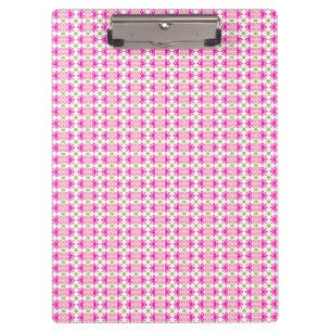 Pink and Green Floral Clipboard