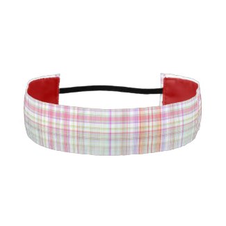 Pink and Green Fun Plaid Pattern, Girl's Elegant