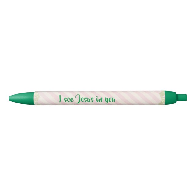 Pink and Green; I see Jesus in You Pen (Front)
