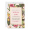 Pink and Green Leaves Tropical Party with Gold
