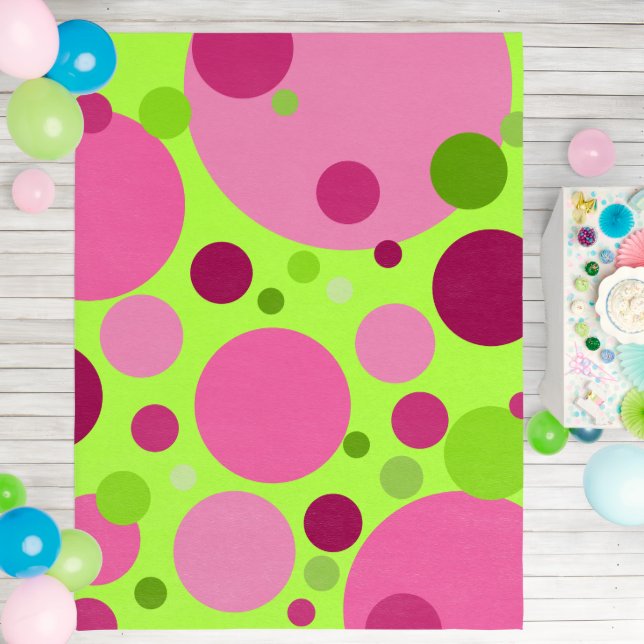 pink and green outdoor rug (Insitu (Birthday))