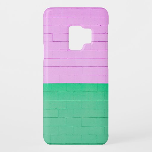 PINK AND GREEN PAINTED WALL Case-Mate SAMSUNG GALAXY S9 CASE