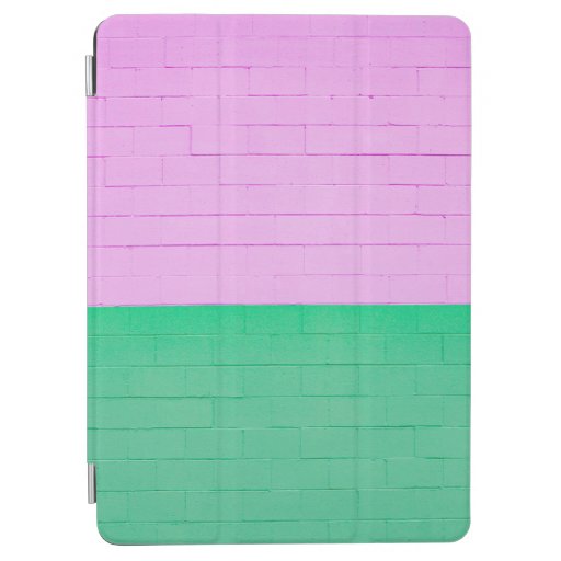 PINK AND GREEN PAINTED WALL iPad AIR COVER