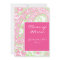Pink and Green Paisley Graduation Announcement