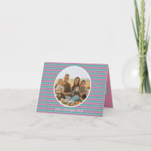 Pink and Green Pastel colors Christmas card