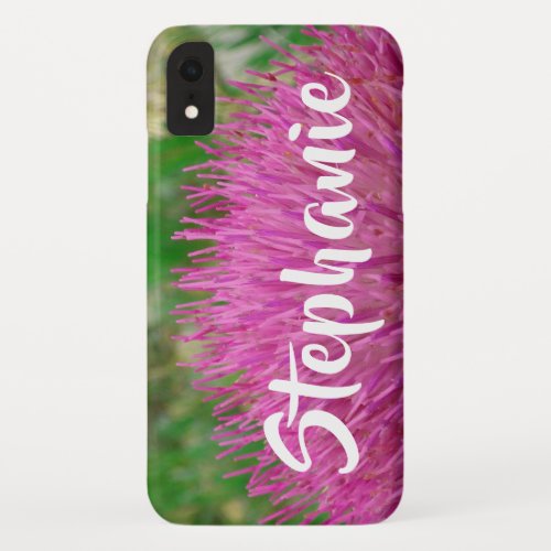 Pink and Green Personalized iPhone XR XS XS Max iPhone XR Case