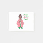 Pink and Green Queen Post-it Notes