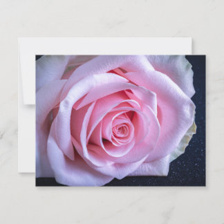 Pink and Green Roses Invitation