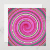 Pink and green spiral (Front/Back)