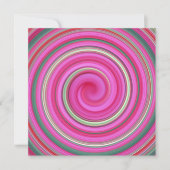 Pink and green spiral (Front)