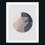 Pink and Grey Abstract Circle Poster 1<br><div class="desc">Pink and Grey Abstract Circle Poster 1
© Gorjo Designs. Printed by Zazzle. 

// Need a perfect pair? Find this poster's partner here: https://www.zazzle.com/pink_and_grey_abstract_circle_poster_2-228806833858829704 //
 
// Need a custom design? Got other ideas? Feel free to contact me at: zoe@gorjodesigns.com //</div>