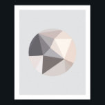 Pink and Grey Abstract Circle Poster 2<br><div class="desc">Pink and Grey Abstract Circle Poster 2
© Gorjo Designs. Printed by Zazzle. 

// Need a perfect pair? Find this poster's partner here: https://www.zazzle.com/pink_and_grey_abstract_circle_poster_1-228423531689701384 //

// Need a custom design? Got other ideas? Feel free to contact me at: zoe@gorjodesigns.com //</div>