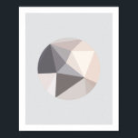 Pink and Grey Abstract Circle Poster 2<br><div class="desc">Pink and Grey Abstract Circle Poster 2
© Gorjo Designs. Printed by Zazzle. 

// Need a perfect pair? Find this poster's partner here: https://www.zazzle.com/pink_and_grey_abstract_circle_poster_1-228423531689701384 //

// Need a custom design? Got other ideas? Feel free to contact me at: zoe@gorjodesigns.com //</div>