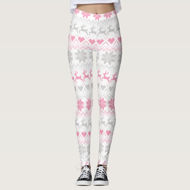 High-Waisted Seamless Fair Isle Legging