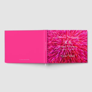 Pink and Hot Pink Birthday Party Memory/Guest Book