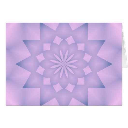 Pink and Lilac Rosette Cards (Front Horizontal)