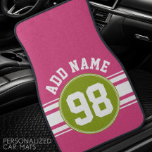 Pink and Lime Sports Jersey Custom Name Number