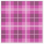 Pink and Magenta Plaid Tartan Pattern Fabric