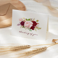 Pink and Marsala Floral Bouquet Sympathy