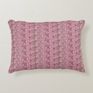 Pink And Mauve Accent Pillow