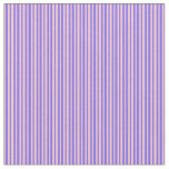 [ Thumbnail: Pink and Medium Slate Blue Colored Stripes Fabric ]
