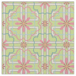 Pink and Mint Green | Floral Fantasy Fabric