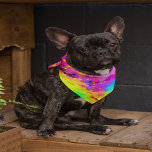 Pink And More Abstract Splash Paint Bandana<br><div class="desc">Calling all trendsetting pups! Unleash your inner artist with this bold and vibrant abstract paint splash bandana. A mix of eye-catching pinks, blues, oranges, purples, and greens creates a unique look that's sure to turn heads at the park. Made for the modern pet who loves to stand out, this bandana...</div>