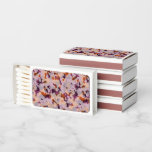 pink and orange abstract matchboxes