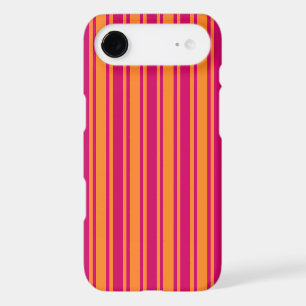 Pink and orange candy stripes iPhone 17 air case