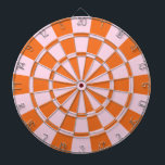 Pink And Orange Dart Board<br><div class="desc">Pink And Orange Dart Board</div>