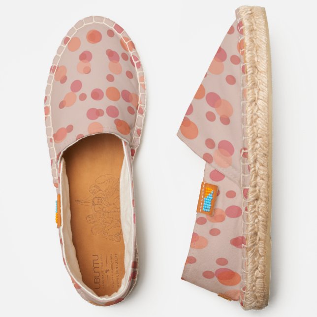 pink and orange dots espadrilles (Side)