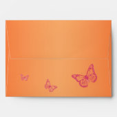 Pink and Orange Floral Envelope for 5"x7" Sizes (Back (Top Flap))