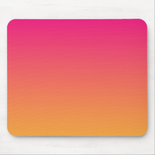 Pink and orange gradient mouse pad