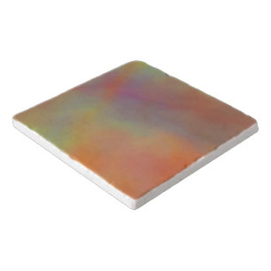 pink and Orange Marble Texture Trivet