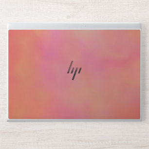 Pink and Orange Marrbled Cloud abstract HP Laptop Skin