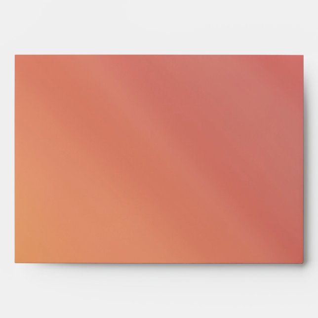 Pink and Orange Ombre Fade Envelope (Front)